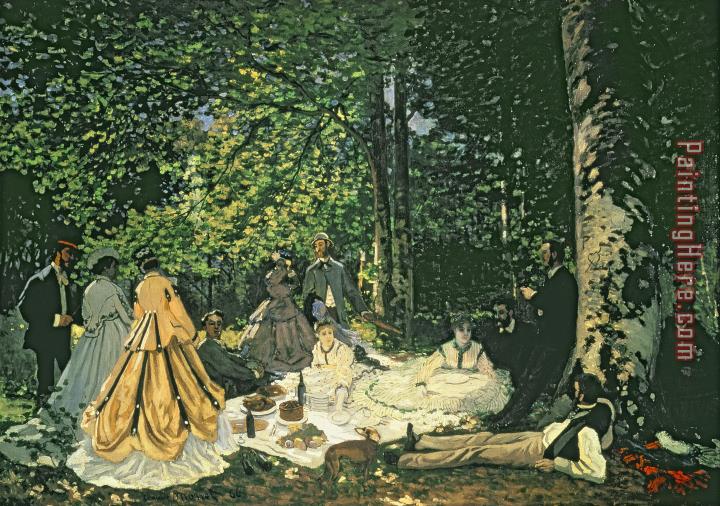 Claude Monet Le Dejeuner sur lHerbe